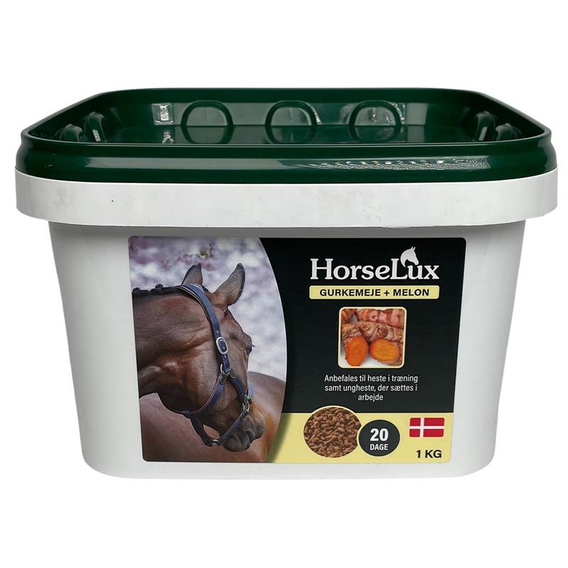 HorseLux Gurkemeje + Melon 1kg